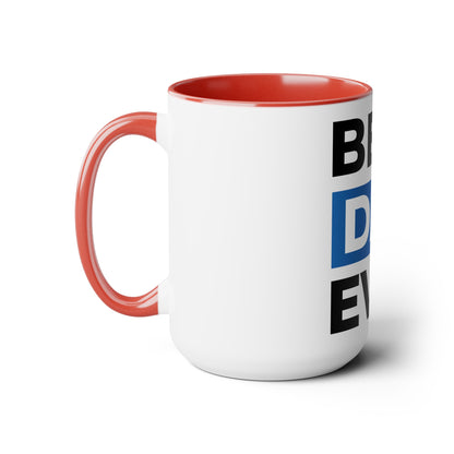 Two-Tone Coffee Mugs, 15oz