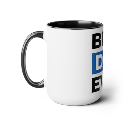 Two-Tone Coffee Mugs, 15oz