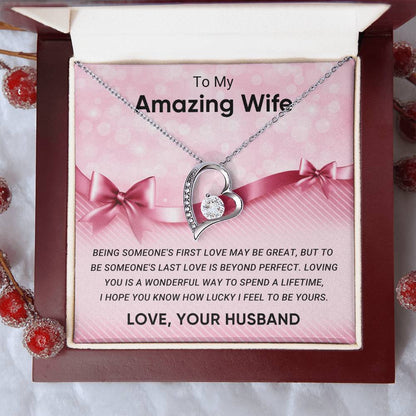 To My Amazing Wife - Forever Love Necklace