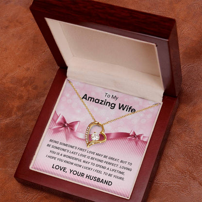 To My Amazing Wife - Forever Love Necklace