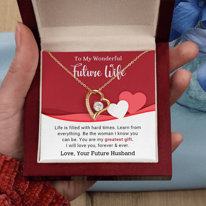 To My Wonderful Future Wife - Forever Love Necklace