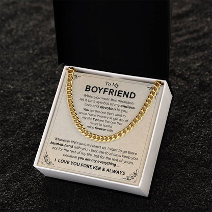 To My Boyfriend - Cuban Link Chain