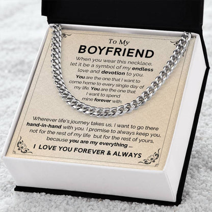 To My Boyfriend - Cuban Link Chain