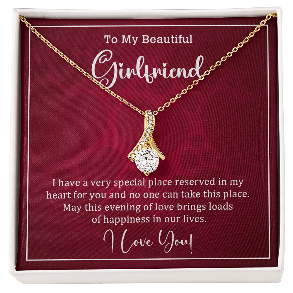 To My Beautiful Girlfriend - Alluring Beauty Necklace