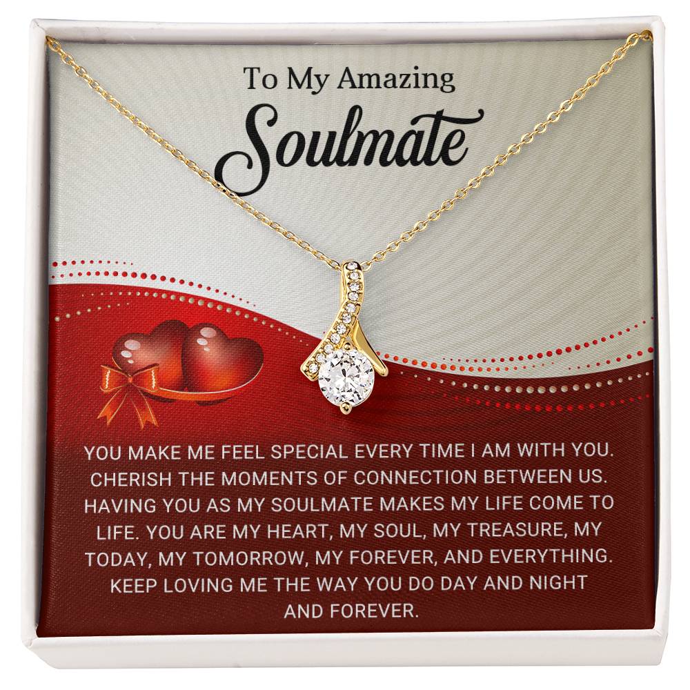 To My Amazing Soulmate - Alluring Beauty Necklace