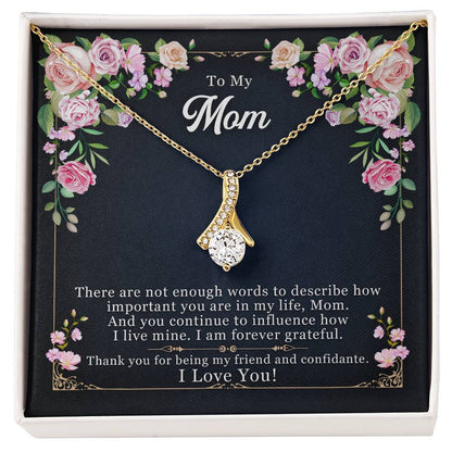 To My Mom - Alluring Beauty Necklace