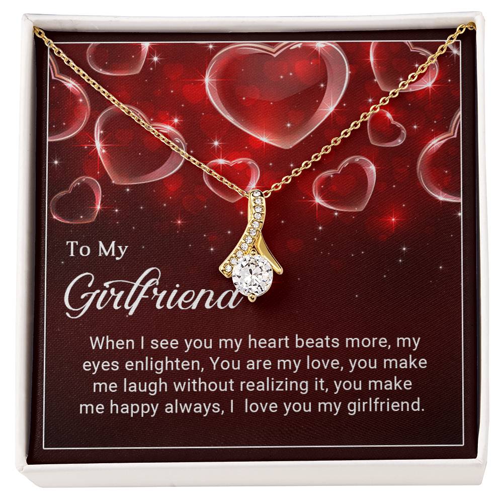 To My Girlfriend - Forever Love Necklace