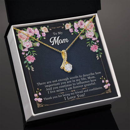 To My Mom - Alluring Beauty Necklace