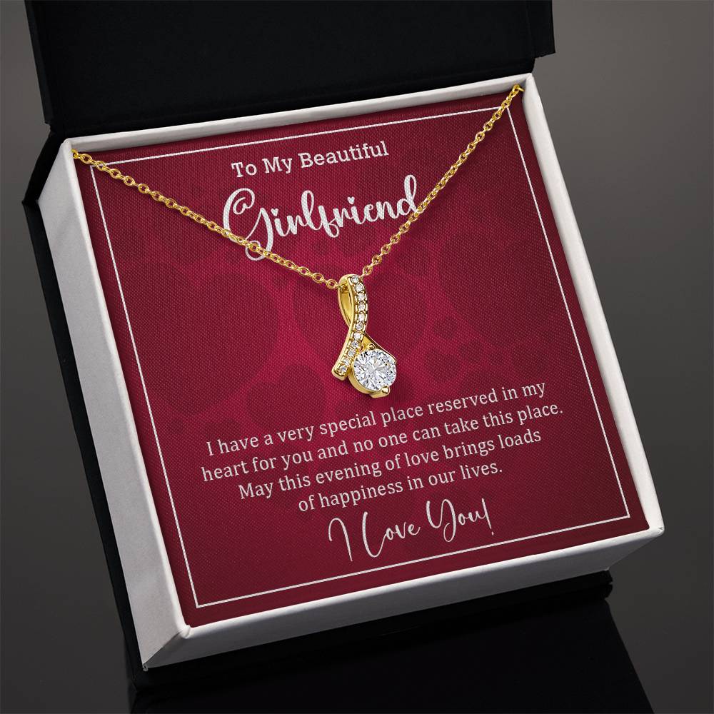 To My Beautiful Girlfriend - Alluring Beauty Necklace