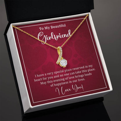 To My Beautiful Girlfriend - Alluring Beauty Necklace