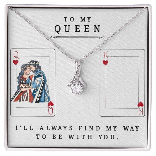 To My Queen - Best Valentine Gift - Alluring Beauty Necklace