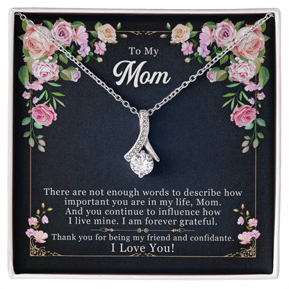 To My Mom - Alluring Beauty Necklace