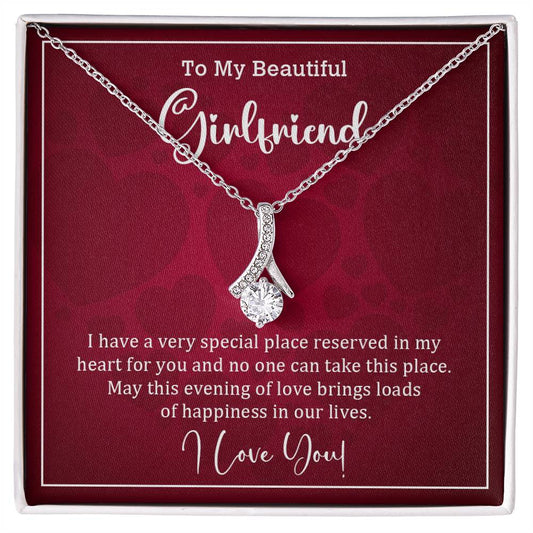 To My Beautiful Girlfriend - Alluring Beauty Necklace