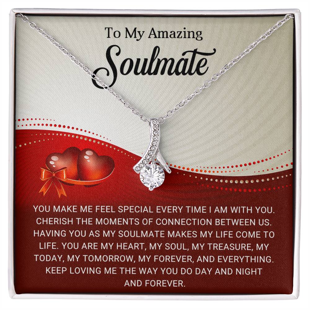 To My Amazing Soulmate - Alluring Beauty Necklace