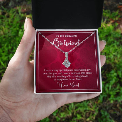 To My Beautiful Girlfriend - Alluring Beauty Necklace