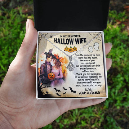 To My Beautiful Hallow Wife - Alluring Beauty Necklace