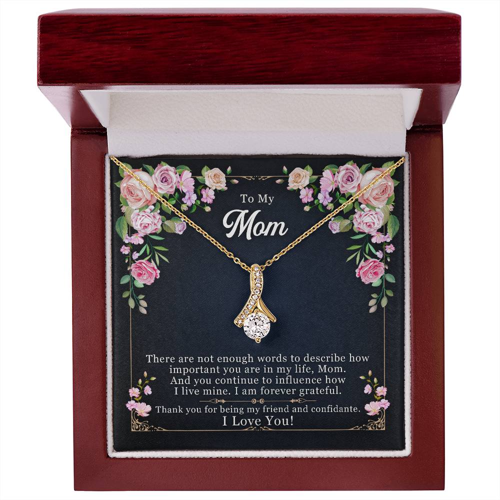 To My Mom - Alluring Beauty Necklace