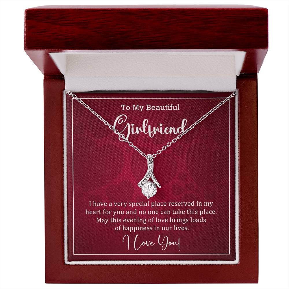 To My Beautiful Girlfriend - Alluring Beauty Necklace