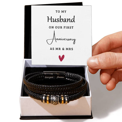 To My Husband - Love You Forever Bracelet