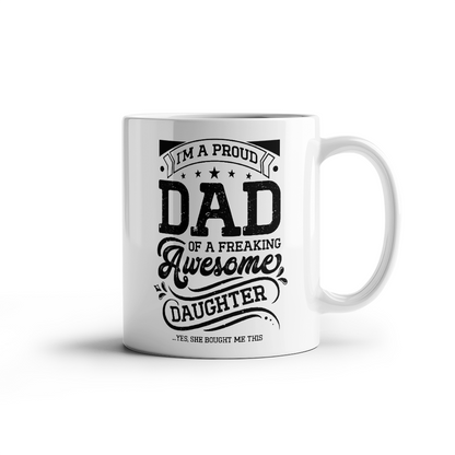 Best Gift For Dad - White Ceramic Mug