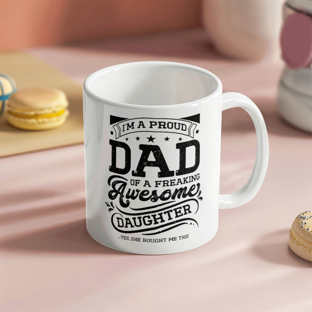 Best Gift For Dad - White Ceramic Mug