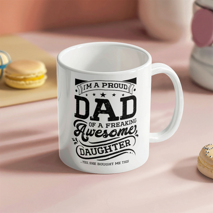 Best Gift For Dad - White Ceramic Mug