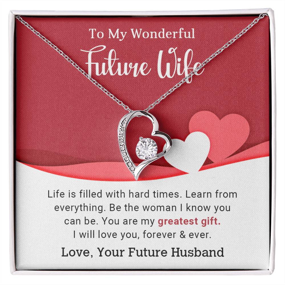 To My Wonderful Future Wife - Forever Love Necklace