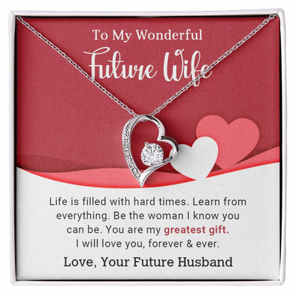 To My Wonderful Future Wife - Forever Love Necklace