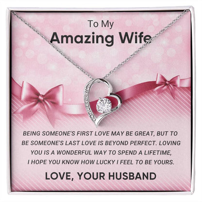 To My Amazing Wife - Forever Love Necklace