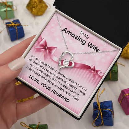 To My Amazing Wife - Forever Love Necklace