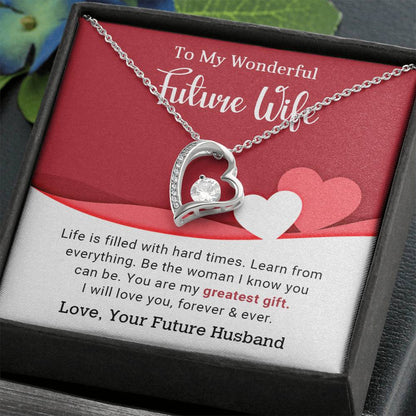 To My Wonderful Future Wife - Forever Love Necklace