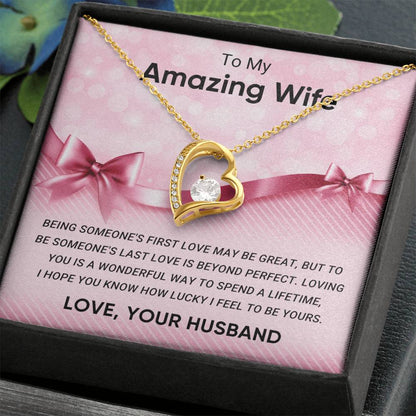 To My Amazing Wife - Forever Love Necklace